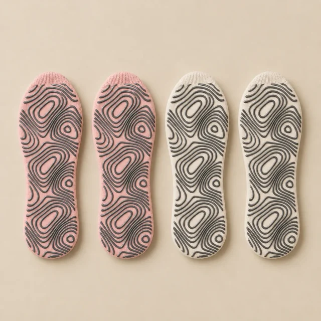 Contour Ankle Grip Socks, another view