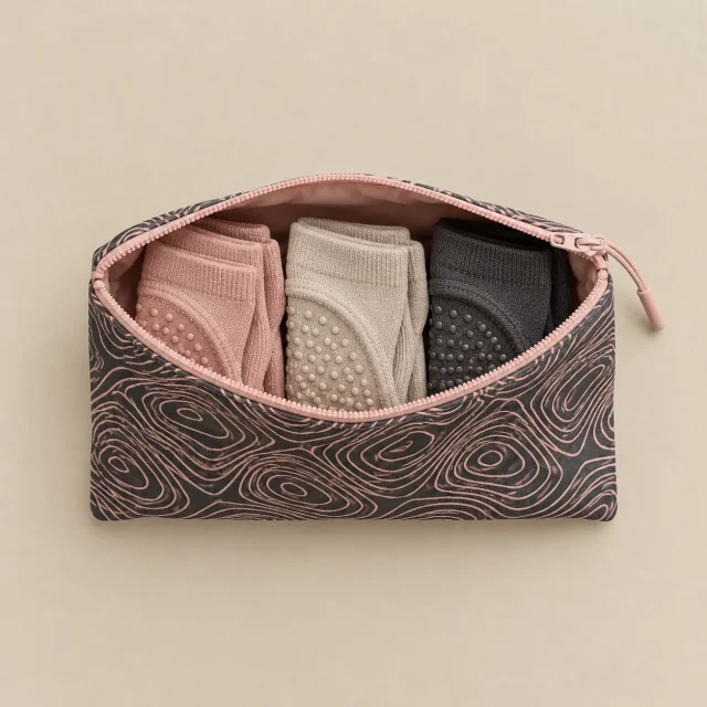 Contour Zip Sock Pouch, another view