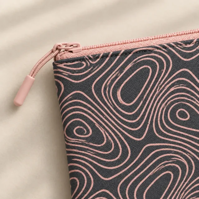 Contour Zip Sock Pouch close up