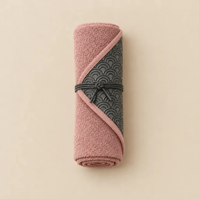 Fan Barre Towel, another view