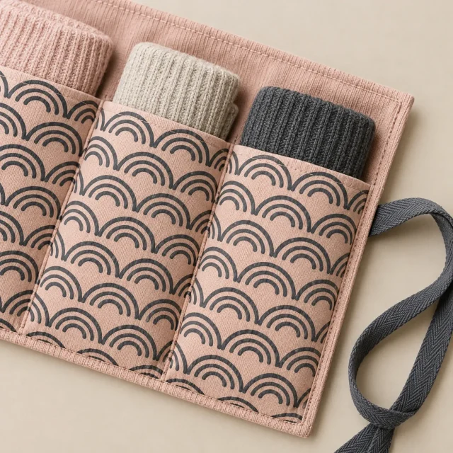 Fan Sock Roll close up