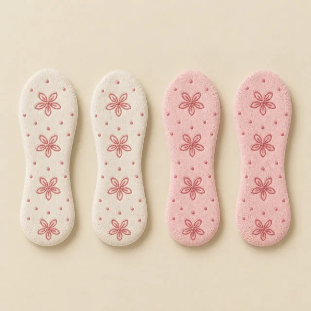 Petal Ankle Grip Socks, another view