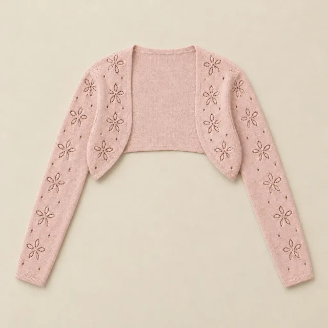 Petal Knit Shrug, another view