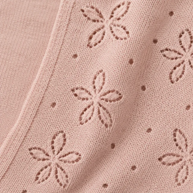 Petal Knit Shrug close up
