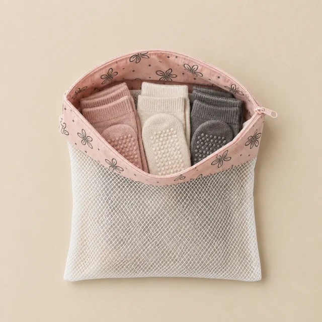 Petal Mesh Wash Bag, another view