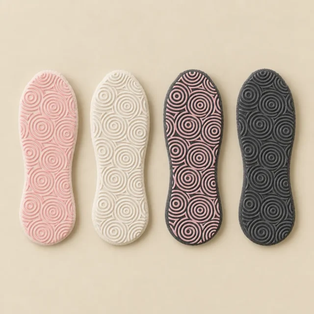 Ripple Ankle Grip Socks, another view