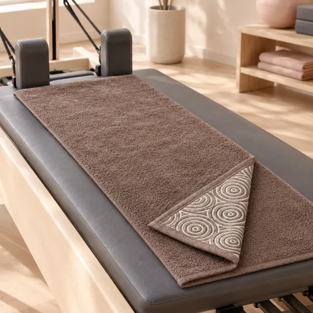 Ripple Reformer Towel in the studio