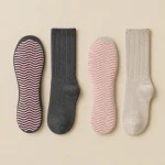Tide Crew Grip Socks laid flat