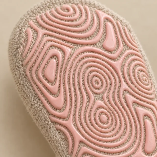 Whorl Ankle Grip Socks close up