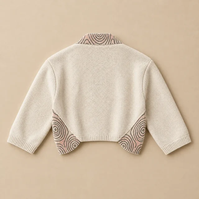 Whorl Bolero Shrug, another view