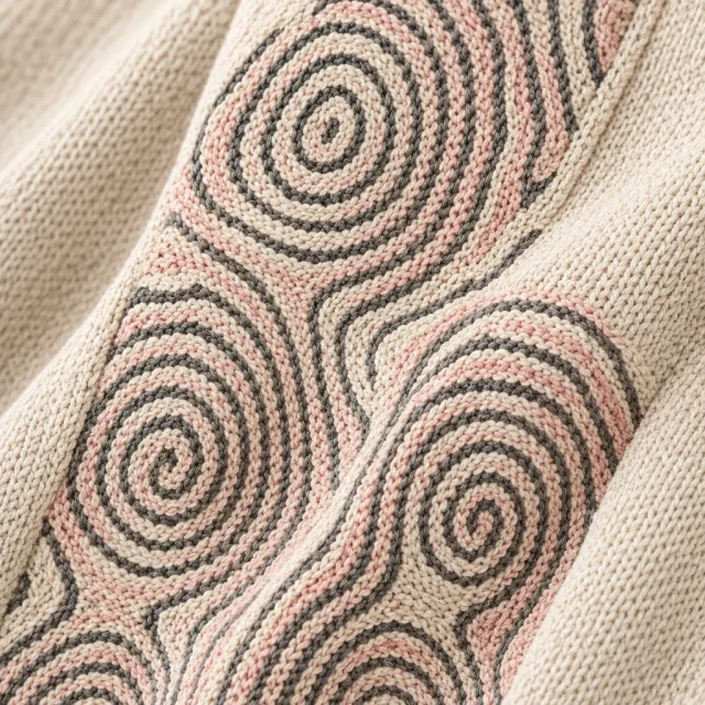 Whorl Bolero Shrug close up