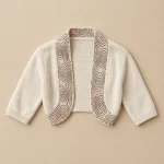 Whorl Bolero Shrug laid flat