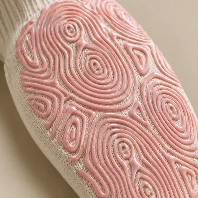 Whorl Crew Grip Socks close up