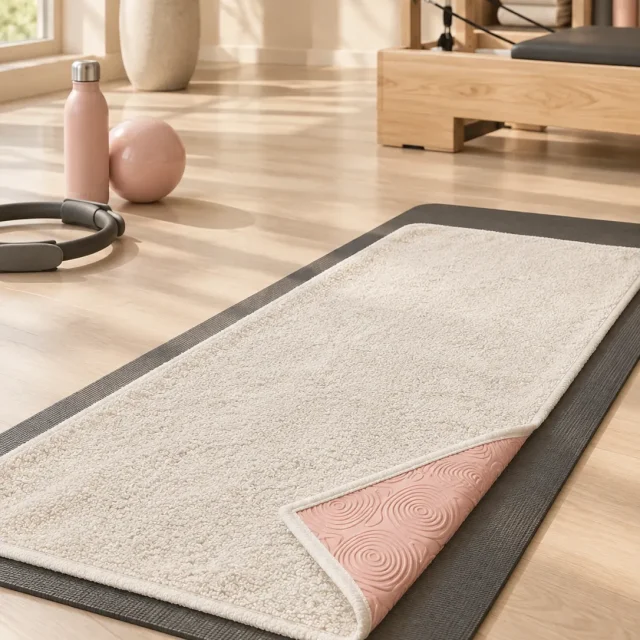 Whorl Mat Towel in the studio